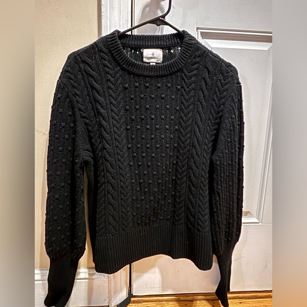 TUCKERNUCK Black Cable Knit Sweater